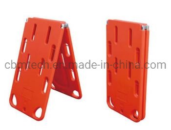 High Strength Plastic Floating Waterproof X-ray Foldable Spine Board with Strap